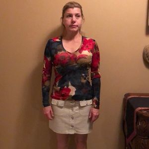 Women’s shear Long sleeve blouse